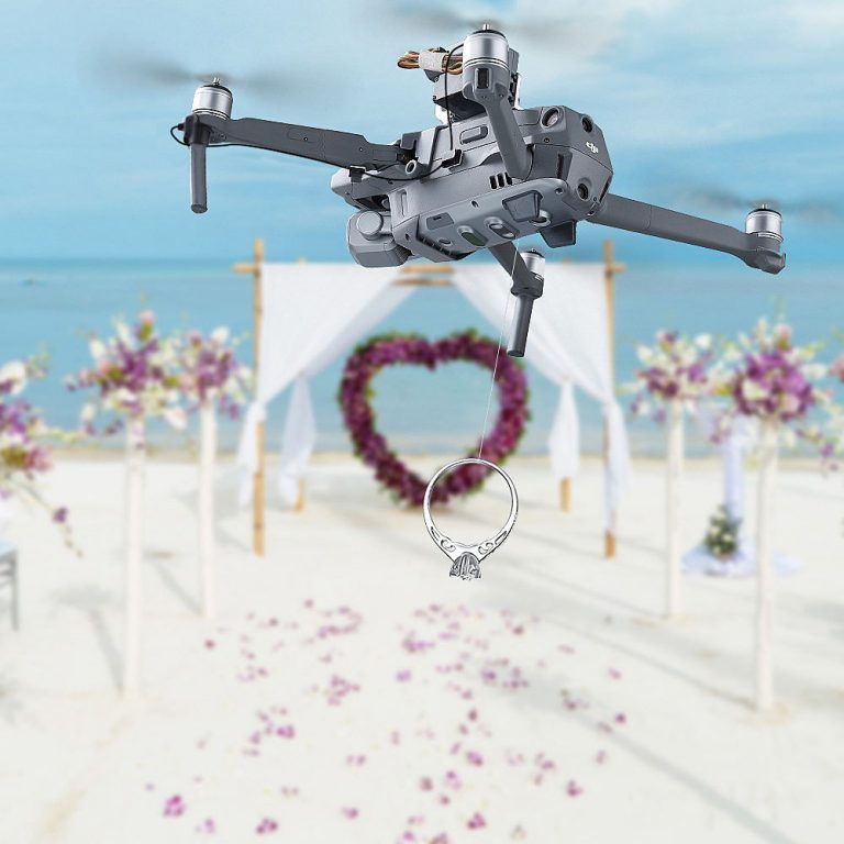 Air-Dropping Thrower System Wedding Ring Gift Emergency Remotely