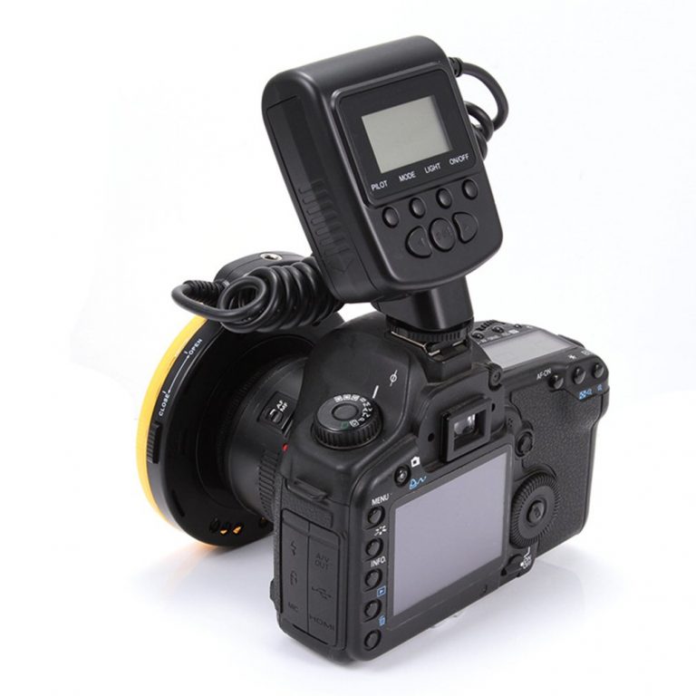 Macro LED Ring Flash Light for Canon, Nikon, and More – Perfect for DSLR Photography