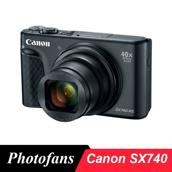 Canon SX740 PowerShot SX740 HS Digital Camera (Black) -40x Zoom -4K Video -WiFi