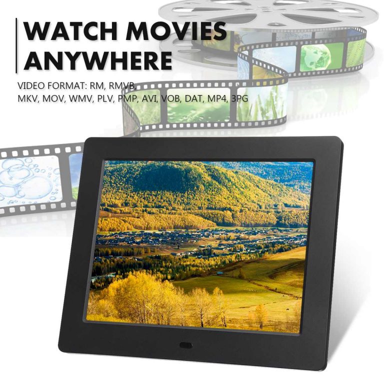 8 inch Screen LED Backlight Digital Photo Frame Electronic Album Picture Music Movie Full Function Gift for Friends 2 8-Inch LED Backlight Digital Photo Frame: The Perfect Gift for Cherished Memories