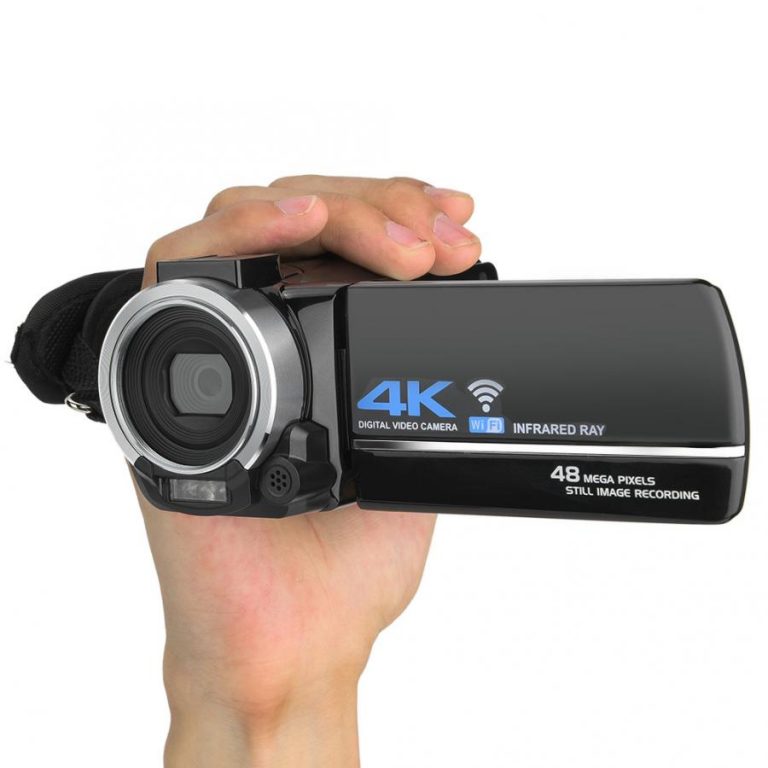 270 Degree Rotation 3 Inch IPS Screen 4K 48MP HD Digital DV Camera