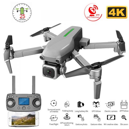 RC Quadcopter Drone GPS 4K HD Camera 5G WIFI FPV Brushless Motor Foldable Selfie Drones Professional 1000m Long Distance