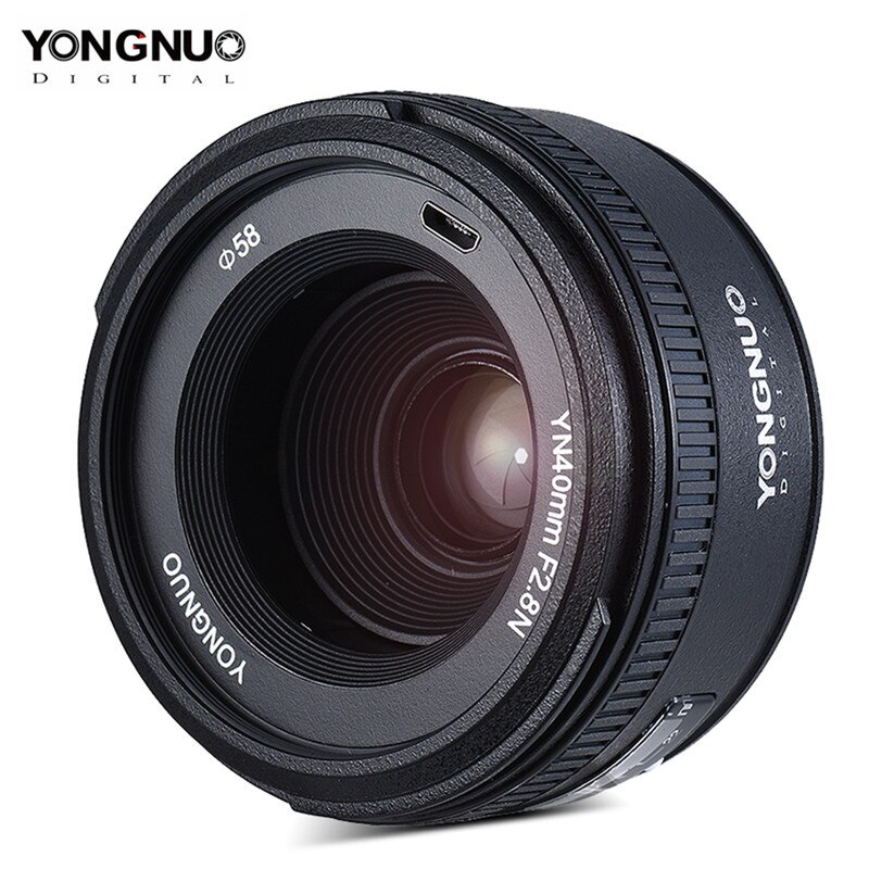 YONGNUO YN40mm F2.8 Camera Lens for Nikon YN40mm F2.8 Lenses AF/MF Standard Prime Auto Focus Lens for Nikon DSLR Camera