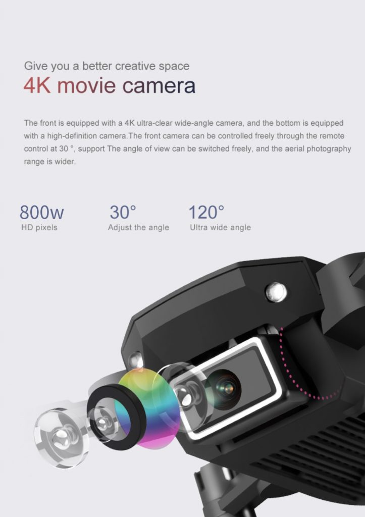 S66 Foldable Mini Drone With RC Quadrocopter With 4K Camera HD Quad-Counter With Optical flow Dual Camera RC Helicopter drones