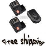 Flash Trigger SET For DSLR camera with 1 Transmitter +2 Receivers +1 Sync Cord
