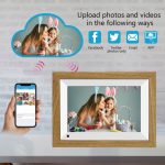 10.1inch WIFI Family Sharing Alarm Clock Music Digital Photo Frame