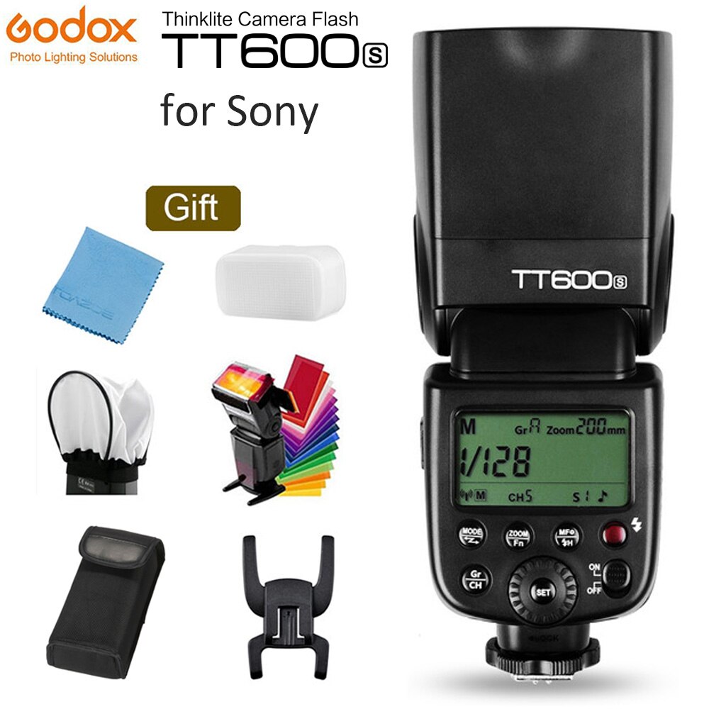GODOX TT600S GN60 Flash Light Master Slave Speedlite 2.4G Wireless X System for Sony DSLR Camera A7S A7 A7R II A7MII A6000 A6300