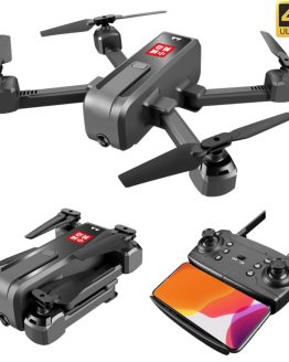 Foldable Drone with 4K / 1080P 16MP Camera WiFi FPV Live Video Keep Flying Height Selfie Drone Foldable Mini Dron RC Quadcopter