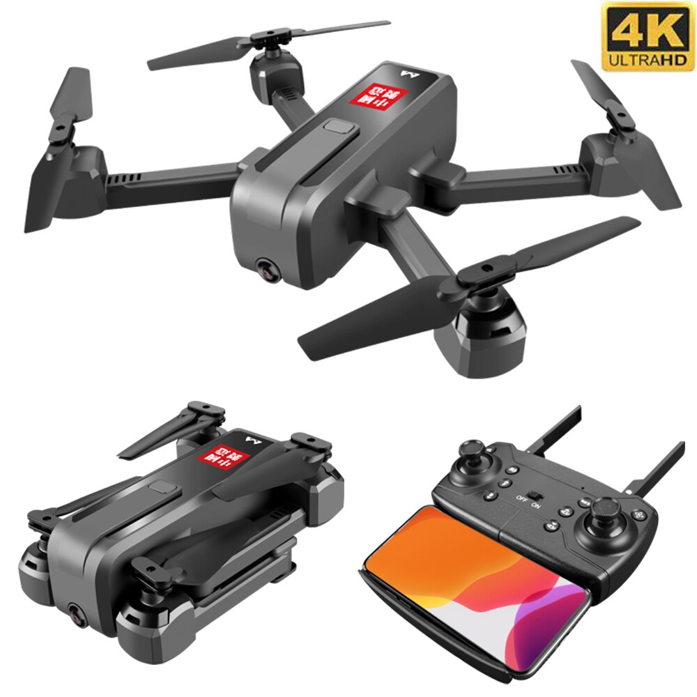 Foldable Drone with 4K / 1080P 16MP Camera WiFi FPV Live Video Keep Flying Height Selfie Drone Foldable Mini Dron RC Quadcopter