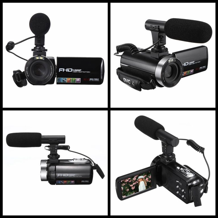 30MP Professional 4K 1080P HD Camcorder Video Camera Night Vision 3.0 Inch HD Camera 18X Digital Zoom Camera With Mic 2 30MP Professional 4K 1080P HD Camcorder Video Camera Night Vision