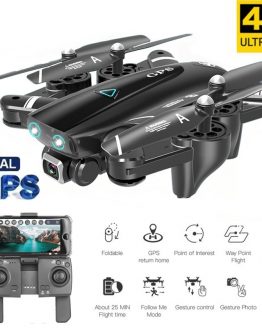 New GPS Drone With 4K Camera Smart RC Quadcopter Drones HD 1080P WIFI FPV Foldable Off-Point Flying Photos Video Dron Helicopter