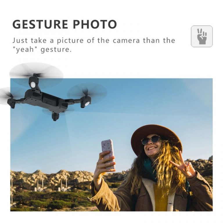 Foldable Professional Drone with Dual Camera 720P 4K Selfie