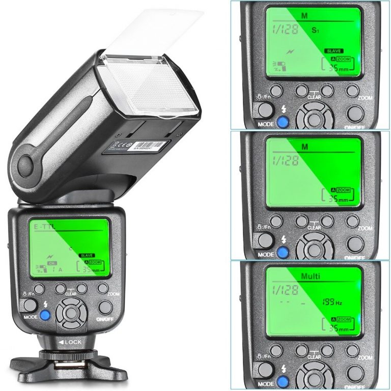 Neewer NW565EX E-TTL Slave Flash Speedlite Kit for Canon DSLR Camera,include TTL Flash+2.4G Wireless Trigger+Soft&Hard Diffuser 4 Slave Flash Speedlite Kit for Canon DSLR Camera