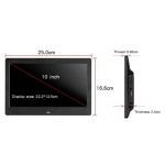 10 Inch LEDs Digital Photo Frame 1024 x 600