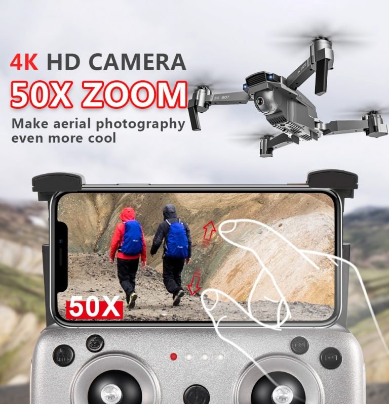 50X Zoom GPS Drone 4K HD Dual Camera Wide-Angle Anti-shake