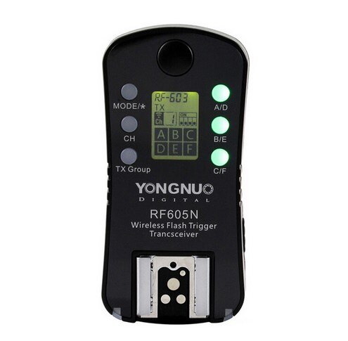 YONGNUO RF605N RF-605 Wireless Group Flash Trigger Transceiver For Nikon DSLR Cameras ,Single only 1pcs