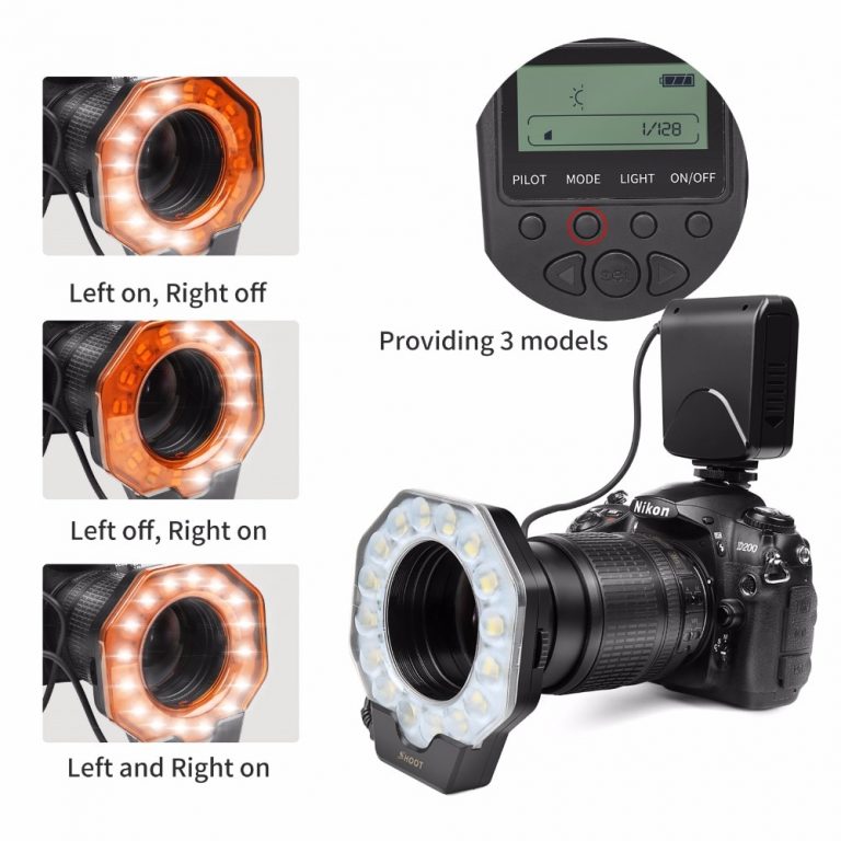 SHOOT Led Macro Ring Flash Light for Nikon D5300 D3400 D7200 D750 D3100 Canon 1300D 6D 5D Olympus e420 Pentax K5 K50 Dslr Camera 3 💡SHOOT LED Macro Ring Flash Light – Perfect for Precision DSLR Photography 📸✨