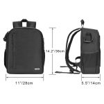 D6 Waterproof Nylon Camera Backpack Bag Tripod Case