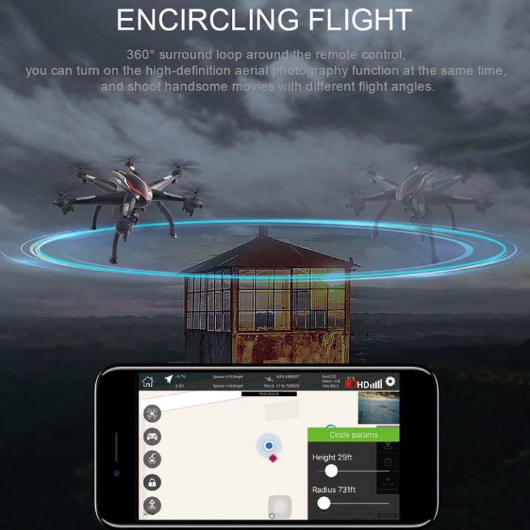 GPS 5G WiFi FPV 1080P Camera Smart Follow RC Quadcopter