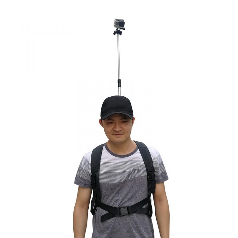 Mounted POV Camera Selfie Stick Pole for Gopro Action Camera