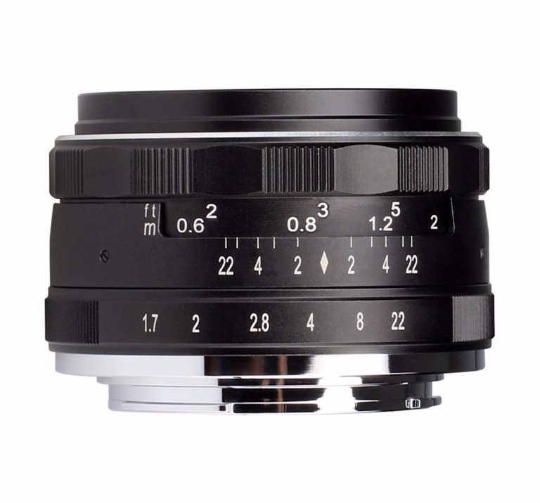 Meike MK-EM-35-1.7 35mm f 1.7 Large Aperture Manual Focus lens
