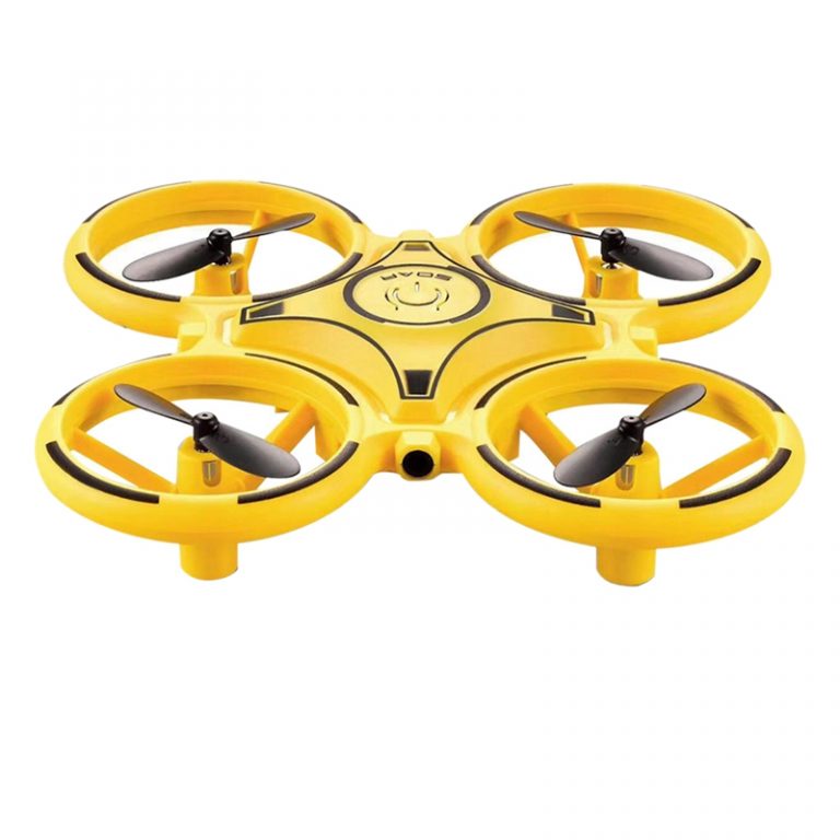 2.4G Gravity Sensor Infrared Induction Hand Watch Controlled Altitude Hold Drone,Yellow 2 Hand Watch Controlled Altitude Hold Drone