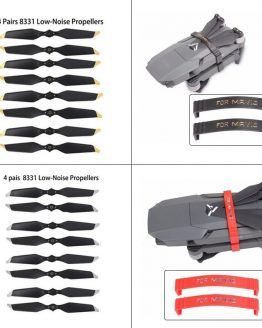 4 Pairs 8PC Platinum 8331 Low Noise Quick-Release Propellers with Propeller stabilizerfor Mavic Pro Drone Accessories