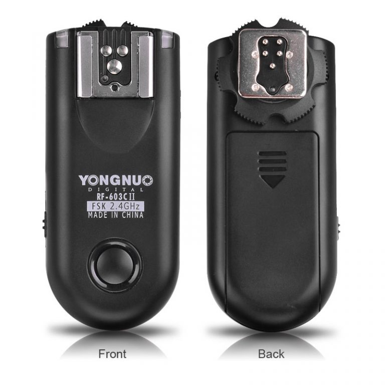 YONGNUO 2pcs RF-603 II Flash Trigger Transceiver Set