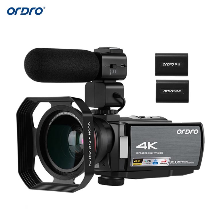 ORDRO HDV-AE8 4K 30MP 16X WiFi Digital Video Camera 3Inch