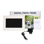 New 7 Inch Led Backlight Hd 1024*600 Full Function Digital Photo Frame Electronic Album Photo Desktop Photo Album Music Video