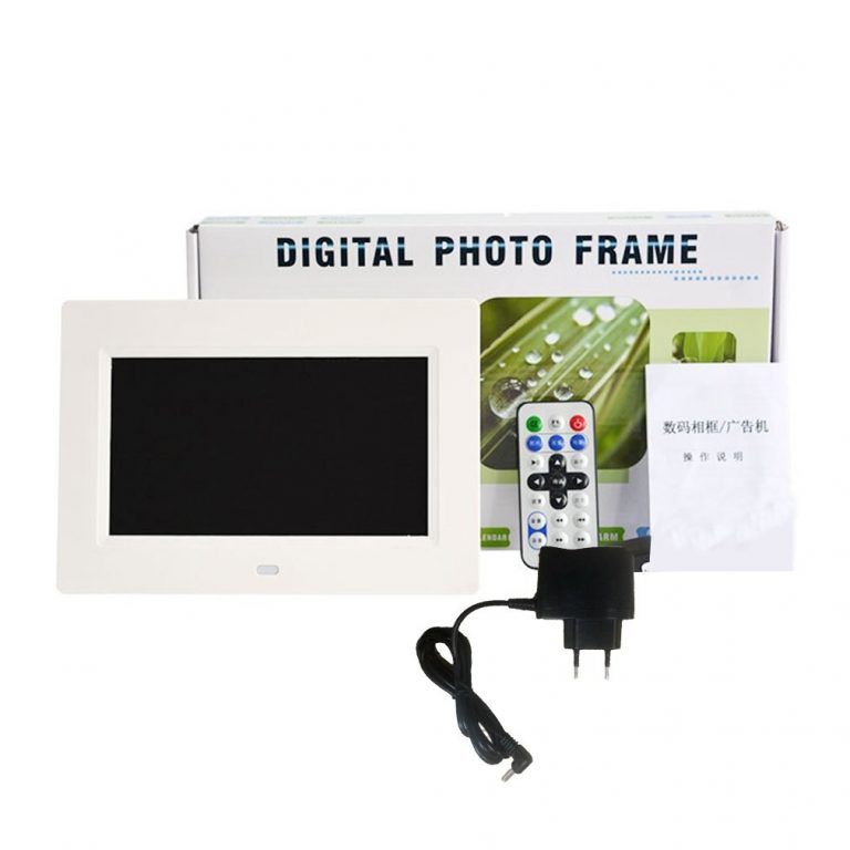 New 7 Inch Led Backlight Hd 1024*600 Full Function Digital Photo Frame Electronic Album Photo Desktop Photo Album Music Video