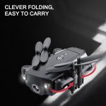 Mini Folding Drone Aerial Folding Quadcopter Phone Controlling Remote