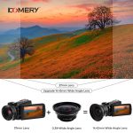 Real 4K Video Camera with Lens Hood WiFi Night Vision