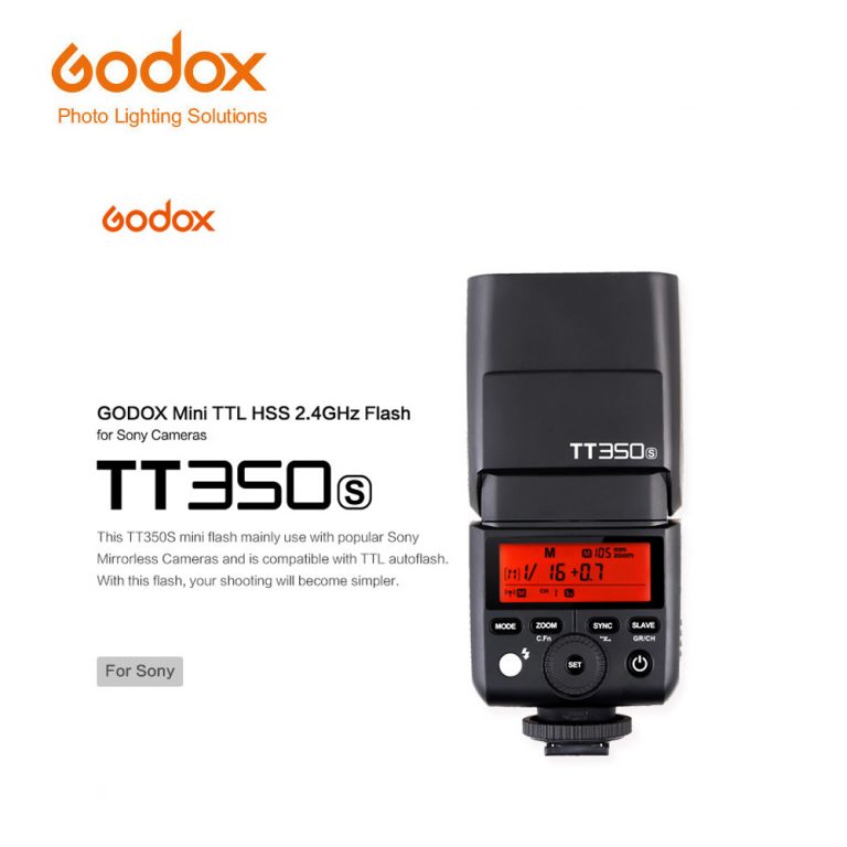Godox Mini Speedlite TT350S Camera Flash TTL HSS GN36 + X1T-S