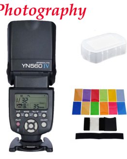 Yongnuo YN560 IV YN560IV Flash Speedlite for Canon Nikon Pentax Olympus DSLR Cameras + Gift Kit