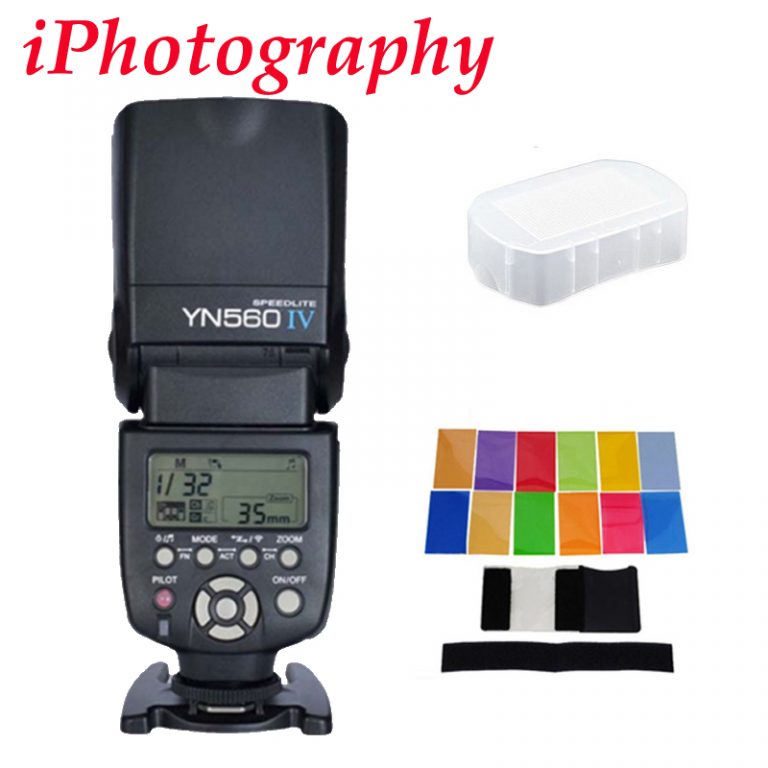 Yongnuo YN560 IV YN560IV Flash Speedlite for Canon Nikon Pentax Olympus DSLR Cameras + Gift Kit