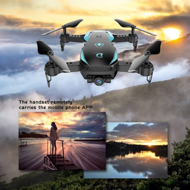 Drone Quadcopter X12 4CH RC Foldable Altitude Hold with Wifi Camera Live Video One Key Return Headless Mode 3D Flip 1 Non-Bluetooth Waterproof Pedometer Fitness Watch β Step & Calorie Tracker, No App Needed