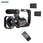 ORDRO 4K WiFi Digital Video Camera Camcorder Recorder DV 24MP