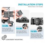 Yelangu C9 Camera Rig Cage for BMPCC 4K & 6K – Ultimate Protection and Versatile Mounting