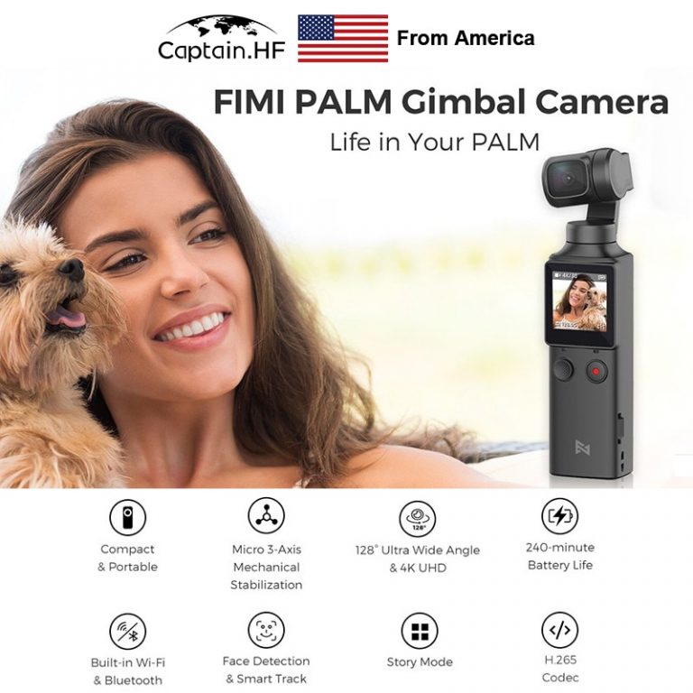 Bluetooth PALM3-Axis 4K HD Handheld Gimbal Camera Stabilizer
