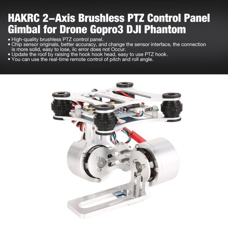 2-Axis CNC Metal Brushless Gimbal Stabilizer for RC Drone