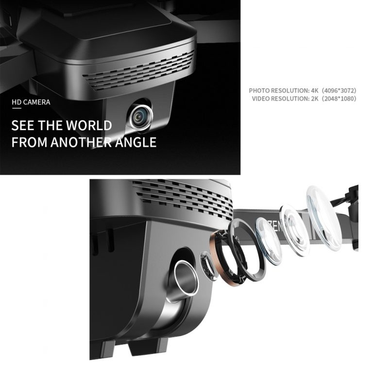 RC Drone with 50 Times Zoom 4K Wide-Angle HD