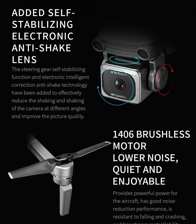 4K HD Camera 5G WIFI FPV Brushless Motor Foldable Selfie Drones