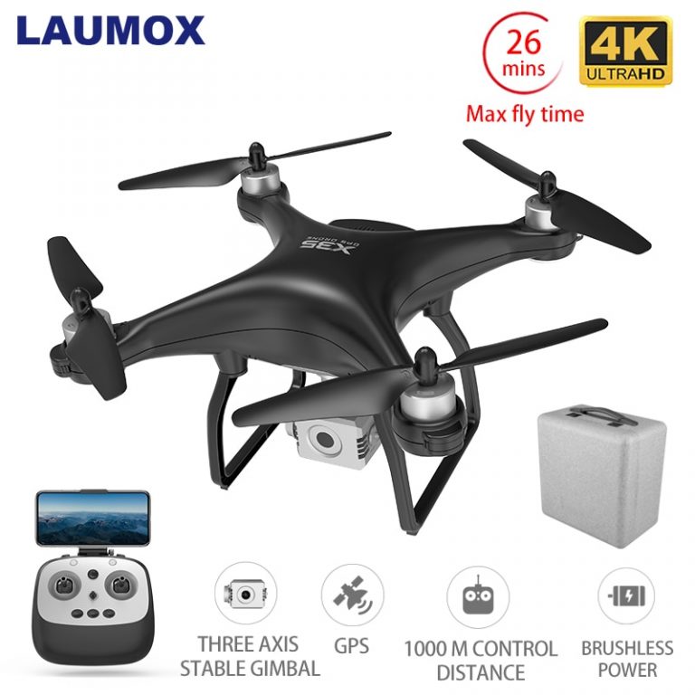 4K Drone with GPS, Brushless Motor & Two-Axis Gimbal – Long-Flight Quadcopter for Aerial Photography 🚁📷