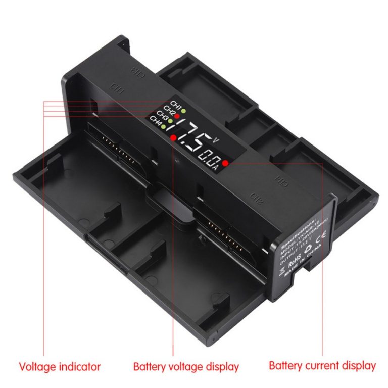 Drone Battery Charger Converter 4 in 1 Portable Battery Charging Hub Smart