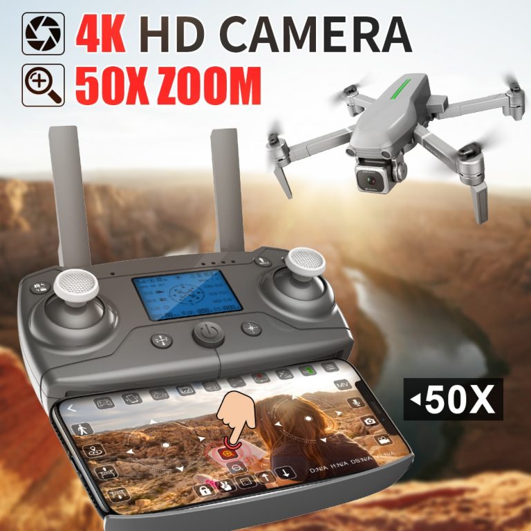 Drone HD 4K Camera 2AXIS Gimbal GPS 5G FPV