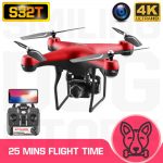RC Quadcopter S32T Drone 4K HD ESC Wide Angle Camera WIFI FPV Altitude Holding Selfie Drones Professional 25min Flight Time