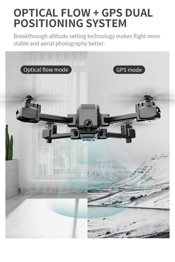 KF607 GPS Drone with 4K HD Dual Camera 1080P 2.4G / 5G Wifi FPV Optical Flow RC Quadcopter Follow Me Mini Dron drones VS E520S
