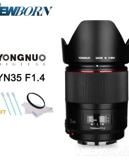 YONGNUO YN35mm F1.4 Wide-Angle Prime Lens Full Frame Lense for Canon DSLR Camera 70D 80D 5D3 MARK II 5D2 5D4 800D 200D 7D2 6D 5D