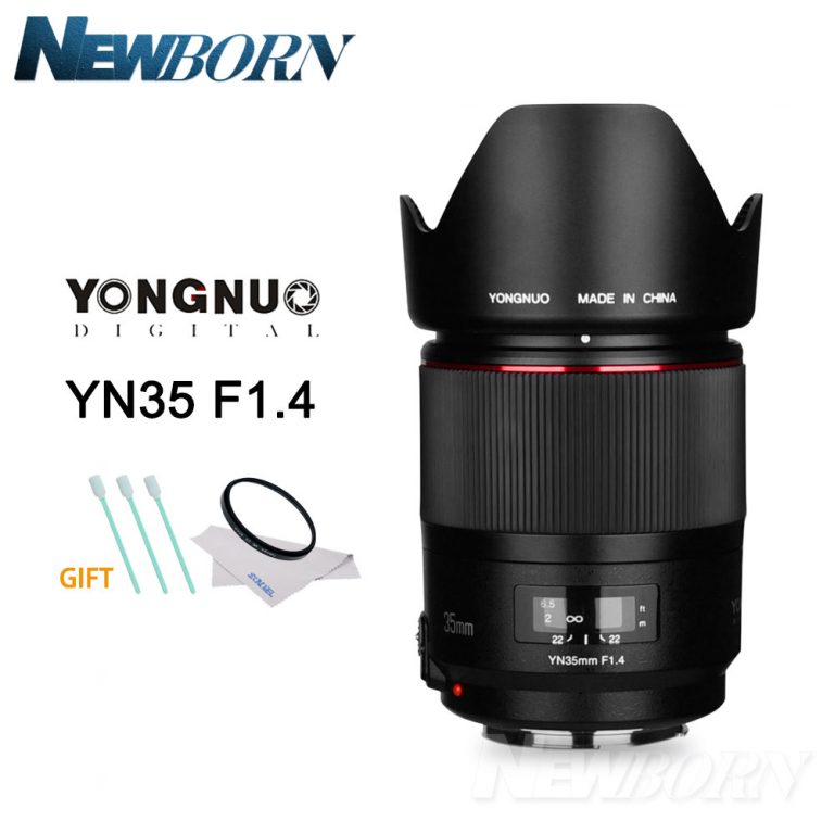 F1.4 Wide-Angle Prime Lens for Canon DSLR โ Perfect for Portraits, Landscapes & Street Photography ๐๐ธ YONGNUO YN35mm F1.4 Wide-Angle Prime Lens for Canon DSLR โ Ideal for Portraits, Landscapes, and Street Photography